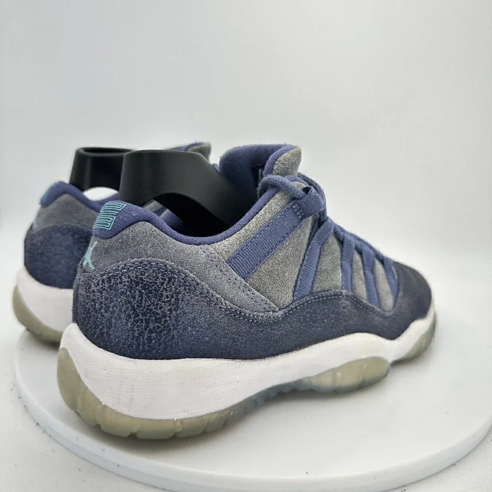 Nike Air Jordan 11 Retro Low Blue Moon Youth Shoes 580521-408 Size 4Y Women 6